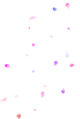 背景素材_水彩花吹雪_紫