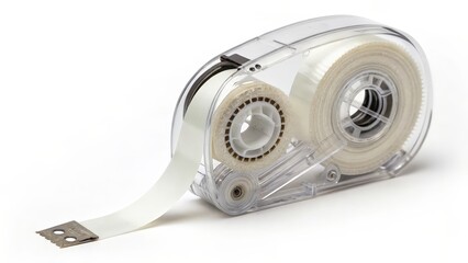 Naklejka premium Transparent Tape Dispenser with Tape