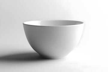 Empty White Bowl, Simple Design, Clean