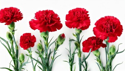 Fototapeta premium Panoramic view- bouquet of roses. Horizontal border- branches with