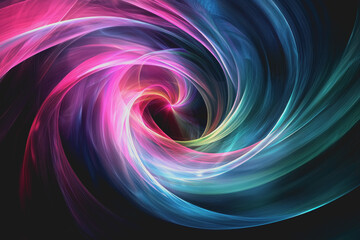Fototapeta premium Abstract colorful swirl background with vibrant hues and dynamic lines creating a sense of movement and energy in a visually striking design