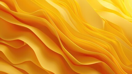 Obraz premium rendering of yellow abstract background with folded paper motif
