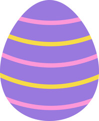 Easter Egg Icon Illustration