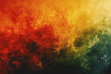 Red and yellow abstract background with black accents for creative design and art projects