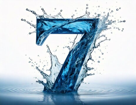 Water splashes number7