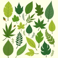 seamless pattern with leaves