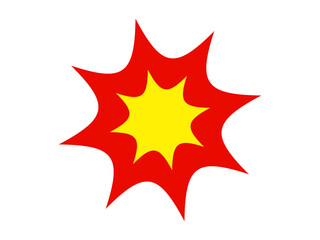 爆発マーク（衝撃アイコン）