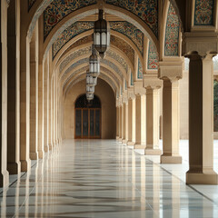interior of a mosque country
