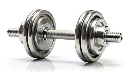 Fototapeta premium Chrome Dumbbell Weights