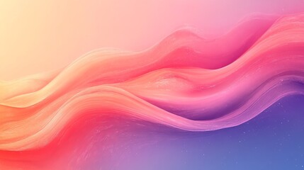 Obraz premium Vibrant Abstract Background Featuring Flowing Wavy Lines in Vivid Colors Creating an Engaging Visual Experience that Evokes Movement and Fluidity Perfect for Artistic and Design Applications