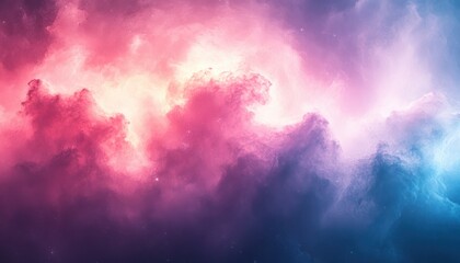 Pastel Gradient Background Blending Pink Blue Yellow Watercolor Texture Soft Ethereal Dreamy Abstract Design