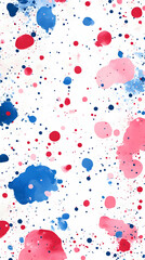 Colorful paint splatters background texture
