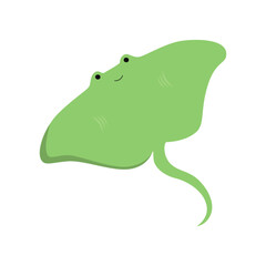 Stingray Ocean Animal Illustration