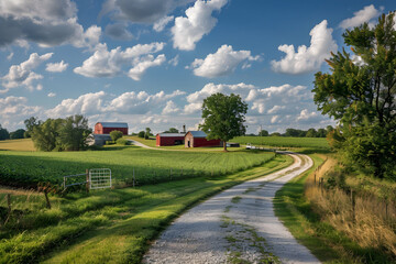 Scenic View of Expansive Ohio Farmland Real Estate for Sale