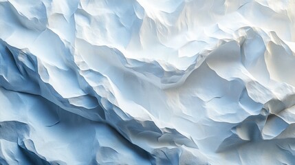 Obraz premium Realistic Vector Illustrations of Crumpled White Paper Mockups Including Textured Folded Sheets and Wrinkled Cardboard Banners