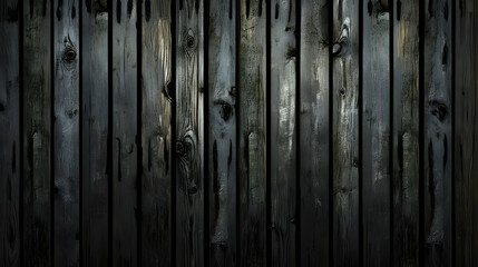 Fototapeta premium Dark wood plank wall texture background