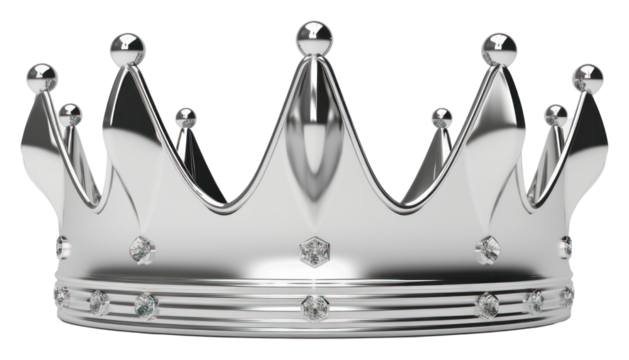 PNG Crown Chrome material crown jewelry