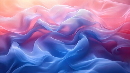 Obraz premium Abstract Fluid Art Blue Pink Ethereal Soft Flowing Artistic Watercolor Background