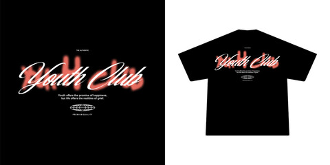 Futuristic streetwear Poster With Aesthetic Graphic Design for T shirt Street Wear and Urban Style