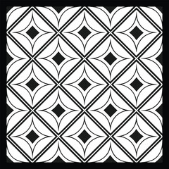 Fototapeta premium Stylish Geometric Vector Patterns | Ideal for Decorative Fabrics, Artistic Wall Art, Seamless Digital Creations, and Bold Design Projects in Trendy Themes.