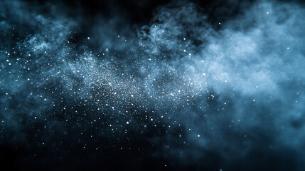 Swirling particles form a glowing sphere shape on a black and transparent background ideal for overlays in screen blending mode evoking energy motion and abstract futuristic vibes

