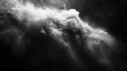 Swirling particles form a glowing sphere shape on a black and transparent background ideal for overlays in screen blending mode evoking energy motion and abstract futuristic vibes

