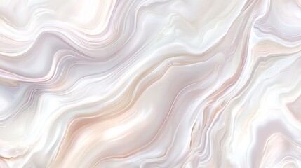 Obraz premium Abstract Swirling White and Beige Marble Texture