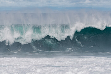 king tide ocean waves