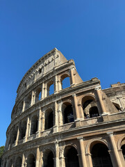 Obraz premium Coliseum Street View in Rome