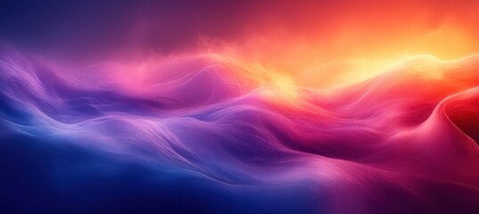 Obraz premium Elegant Minimalist Smooth Gradient Background from Navy Blue to Lavender with Subtle Light Effects