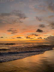 Balinese Sunsets Over Ocean