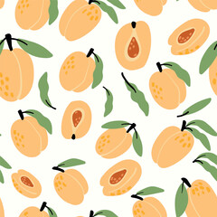 Modern abstract vector design with seamless Fruits pattern and unique textures, ideal for fabric, stationery, and home decor.