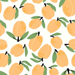 Modern abstract vector design with seamless Fruits pattern and unique textures, ideal for fabric, stationery, and home decor.