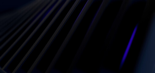 Black and Blue Line Abstract Design with Sleek and Modern Style