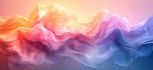 Fototapeta premium Pastel Gradient Abstract Background Soft Textures Tranquil Watercolor Design