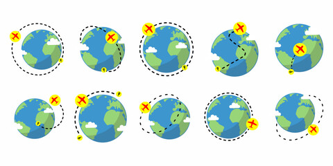 Travel Icon Illustration