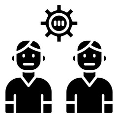 Collaboration  Icon Element For Design