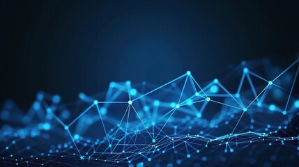 A captivating blue line - segment technology background. The orderly arranged blue line segments create a modern and technological atmosphere, suitable for various technology - related themes