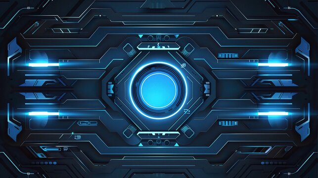 A captivating blue line - segment technology background. The orderly arranged blue line segments create a modern and technological atmosphere, suitable for various technology - related themes