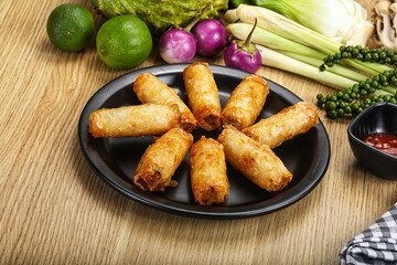 Vietnamese cuisine fried spring roll
