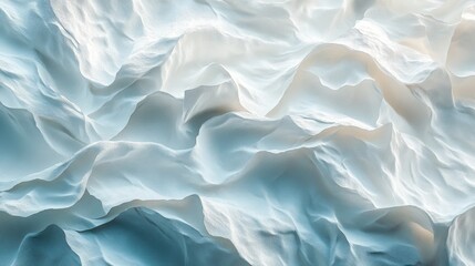 Fototapeta premium Realistic Vector Illustrations of Crumpled White Paper Mockups Textured Sheets and Folded Banners