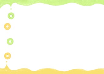 キウイ,背景素材壁紙,フレーム,コピースペース,枠,模様,