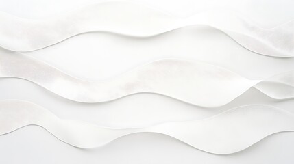 Obraz premium White Wave Abstract Art Design Background