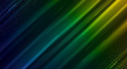 Black dark blue green emerald petrol teal lime yellow white abstract background