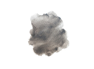 black isolated on white.