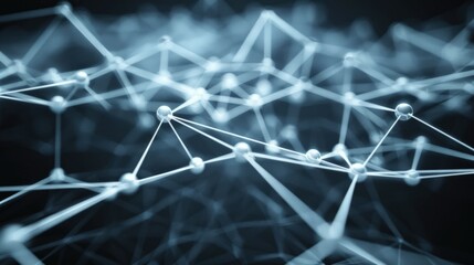 Abstract Network Connection: Nodes and Lines Intertwined