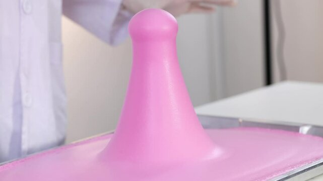 Vibrant Pink Elephant Toothpaste Reaction