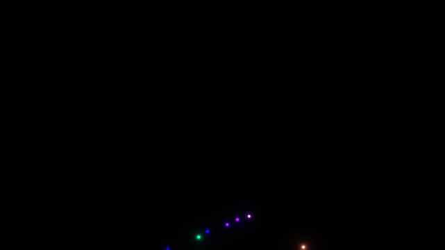 3D Animation of Colorful Firecrackers Set | Alpha Channel