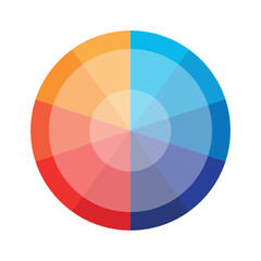 Obraz premium Color Wheel | Interactive Color Theory Tool | Attractive color wheel