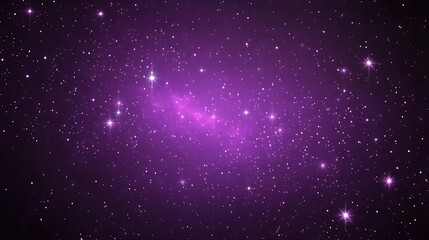 Fototapeta premium Ethereal Purple Galaxy Inspired Background with Faint Stars